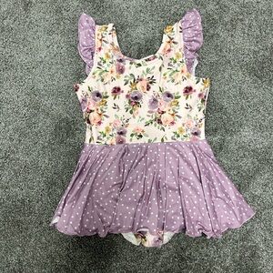 Cheeky Plum Leotard Size 5T